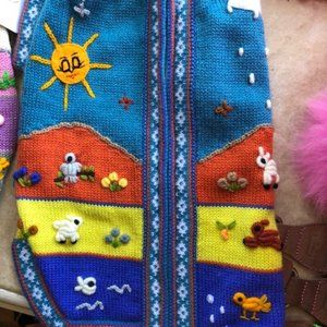 Peruvian dog sweater